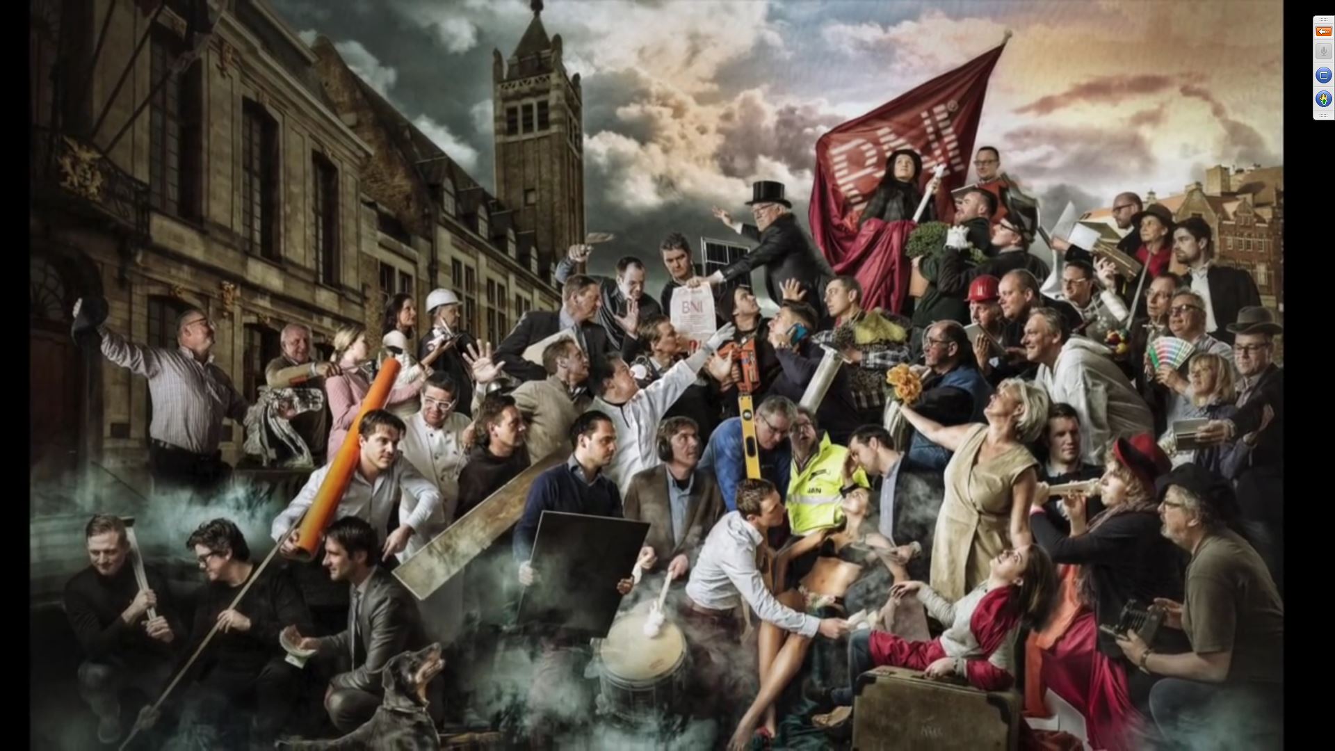 BNI Chapter in Belgium Recreates Art in the Name of BNI